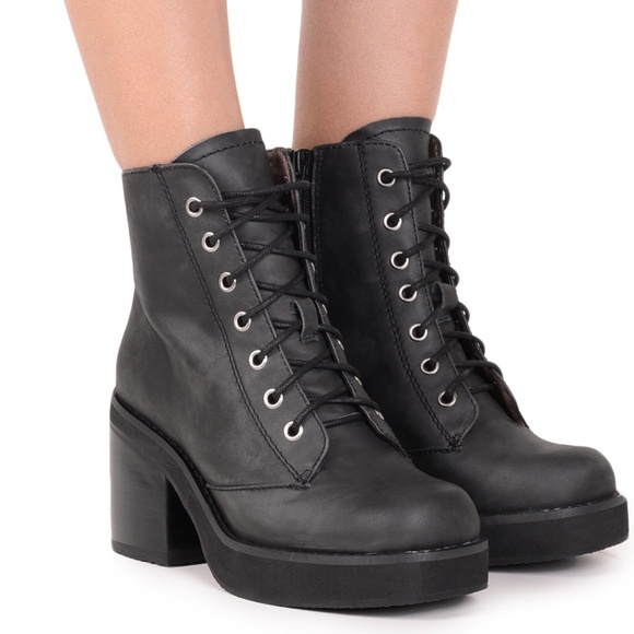Jeffrey Campbell Shoes - Jeffrey Campbell Tristan Lace Up Heeled Boot